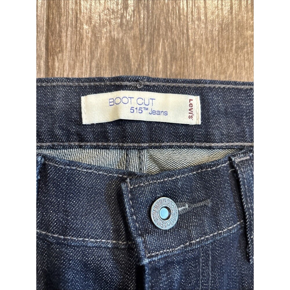 Levi's Women's Boot Cut Jeans - Dark Blue - Picture 3 of 13